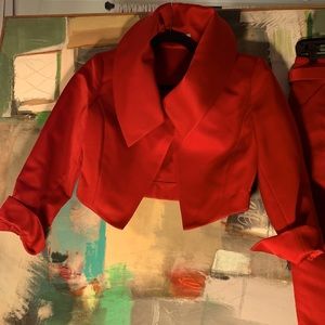 Bill Blass Gorgeous Red Suit
